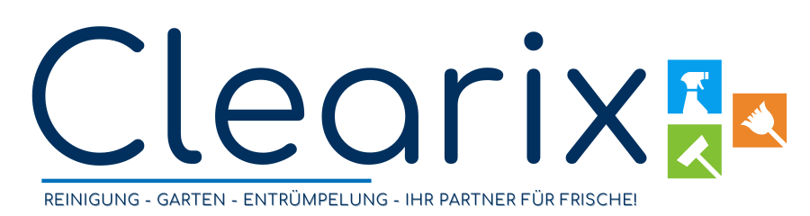 Clearix Logo für Reinigungs- und Gartenpflegedienste in Darmstadt