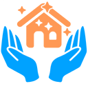 Icon für gründliche und saubere Gebäudereinigung – symbolisiert zuverlässige Fenster- und Gartenpflege.